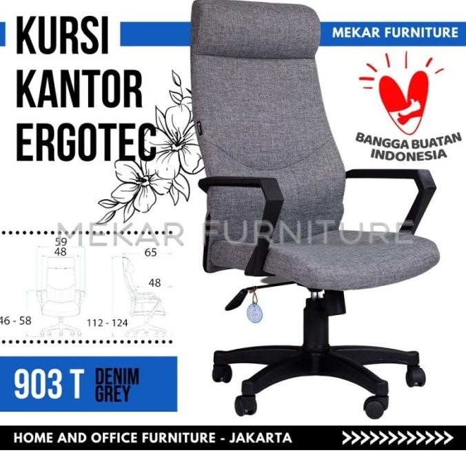 Kursi Kantor Ergotec 903 T - Kursi Direktur - Mekar Furniture