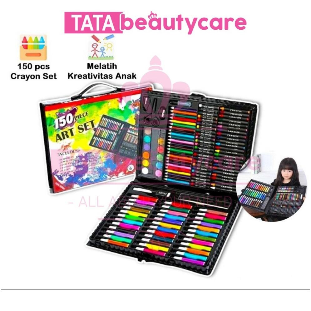 

ZX41 [1300gr] T871 | Crayon Set 150pcs / Alat Menggambar Mewarnai Dan Melukis Isi 150 pcs Untuk Anak-Anak | Kit Art Supplies Painting Set For Children / Krayon Hadiah Kado Ulang Tahun Birthday Gift Terlaris