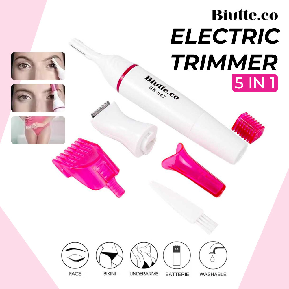 

Trimmer Shaver Pencukur Bulu Tubuh Elektrik 5 in1 - GN-062 - Putih | Trimmer, Groomer & Pencukur Rambut | BTS Store Yogyakarta