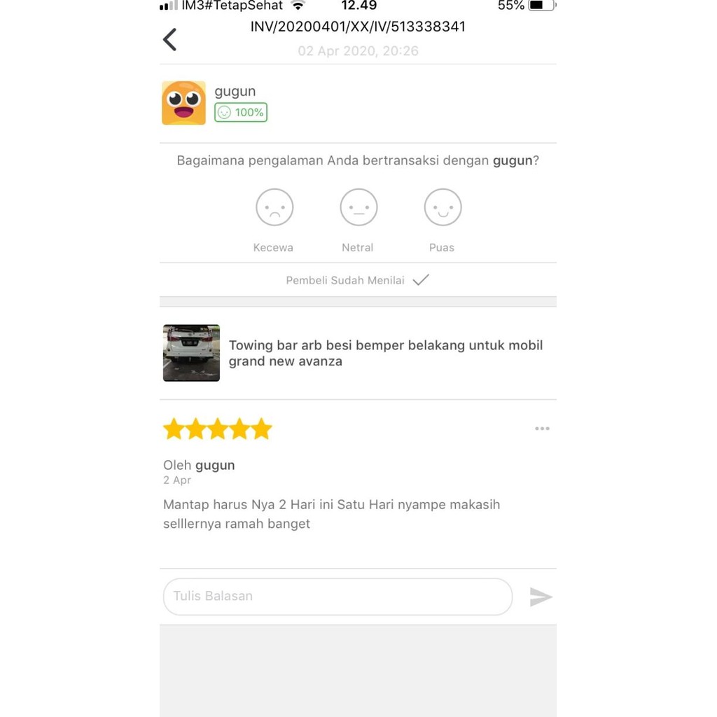 Mesin Towing Bar Arb Besi Bemper Belakang Untuk Mobil Grand New Avanza