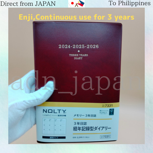 

Asosiasi Manajemen Jepang Pusat Manajemen Efisiensi NOLTY Notebook 2024 A5 Memori 5 Tahun Buku Harian Engi 7352 (Mulai Januari 2024),Enji,Penggunaan terus menerus selama 3 tahun,Penggunaan terus menerus selama 5 tahun,navy,pink,krem ,Enji,P |2D4DF69C|
