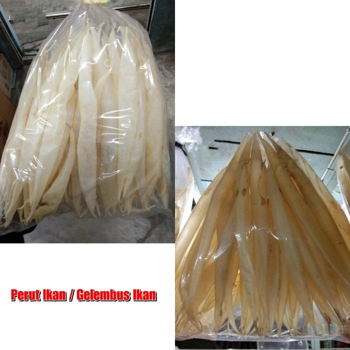 

Perut Ikan / Fish Maw / Gelembus Ikan Gelembung Ikan / Hephio / Yipiaw