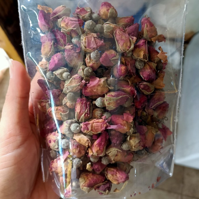

Teh Bunga Mawar-Mei Gui Hua-Dried Rose Bud-Flower Rose Tea-Teh Mawar