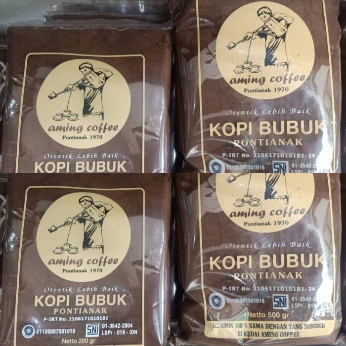 

Kopi Aming 500Gr (Kopi Bubuk Robusta, Kopi Legendaris, Kopi Kemasan)