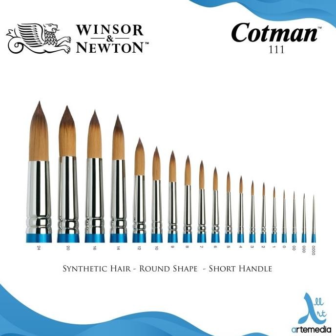 

Kuas Lukis Winsor & Newton Cotman Watercolor Round Brush Series 111