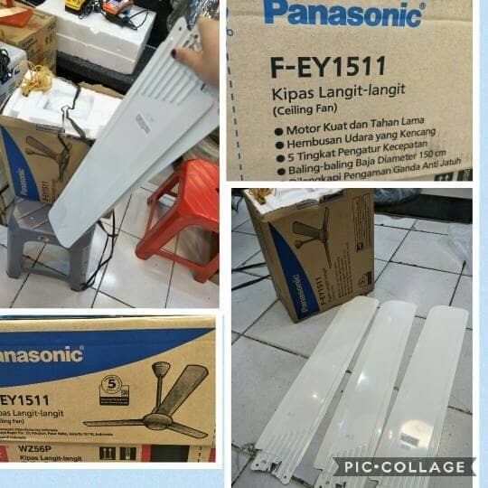 kipas baling baling besi / kipas langit/ kiaps gantung panasonic
