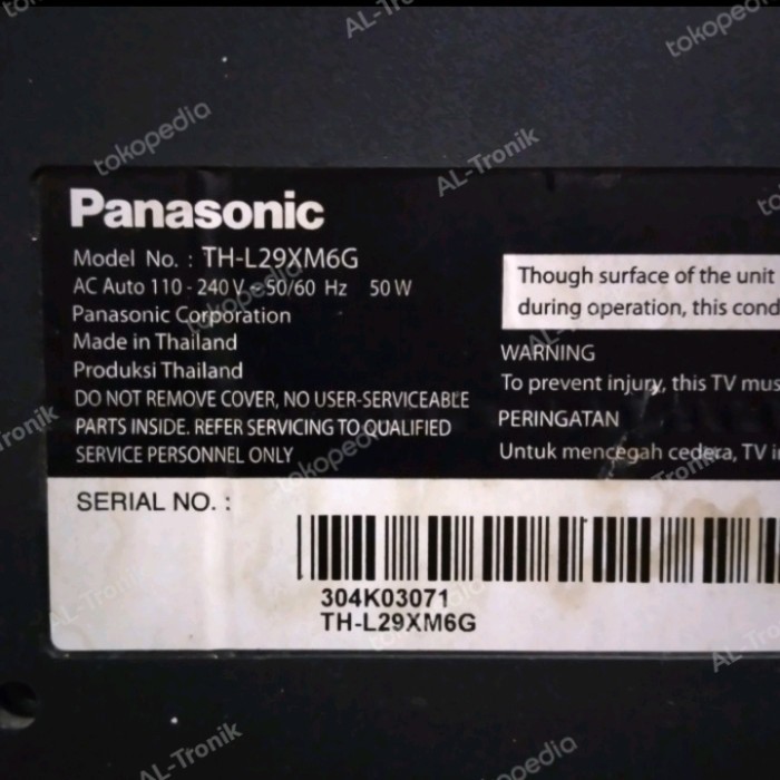 POWER SUPLAY TV LED PANASONIC 29 INCH TH-L29XM6G PSU L29XM6 THL29XM6G