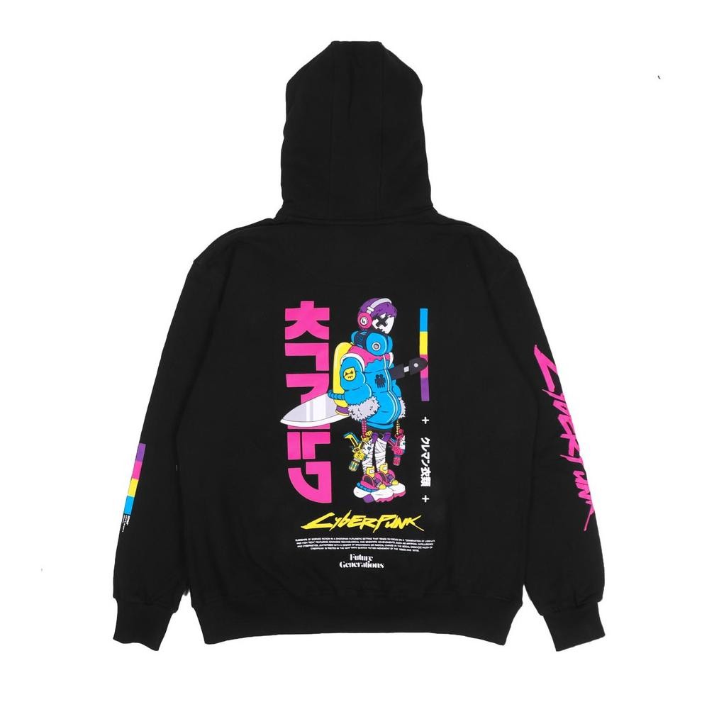 Promo Kremlin Hoodie Electropunk "Kazuo" Hoodie Pria Dan Wanita