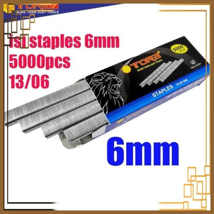 

[WGL] TORA Staples Refil 6mm & 8mm - isi Staples Manual Isi 5000 Pcs / Box