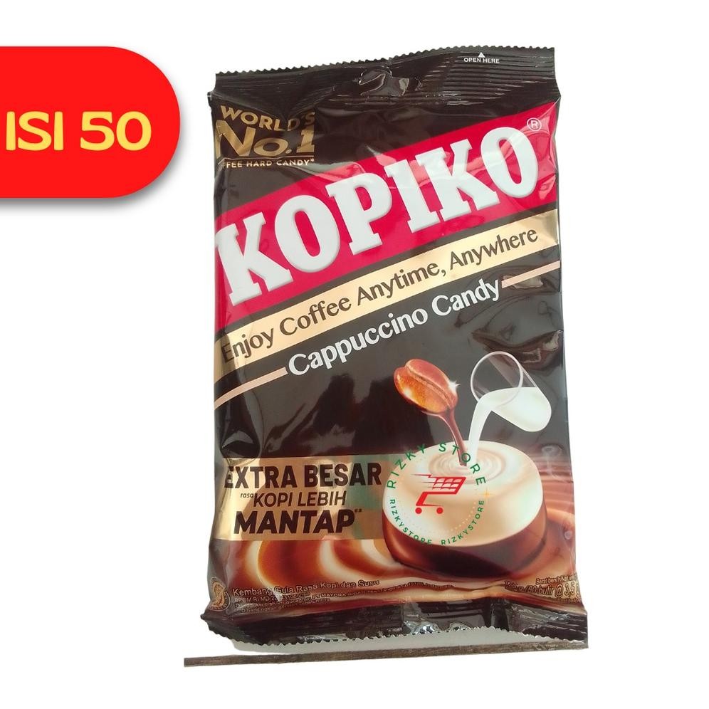 

Permen Kopiko Cappucino 1 Bungkus 175 Gram isi 50 Pcs