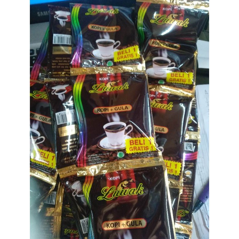 

Kopi Luwak Duo 2 in 1 Kopi + Gula x 10 Sachet