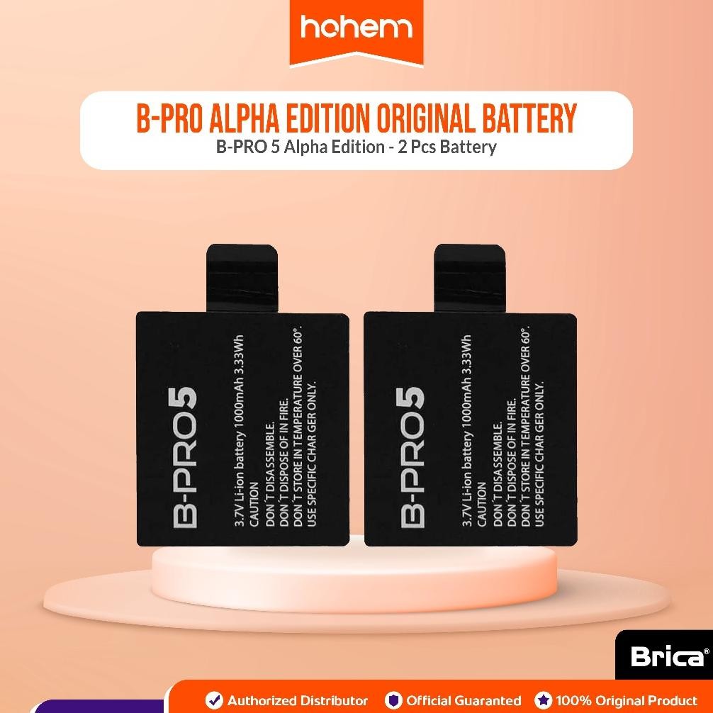 Termurah 2 Pcs Baterai Brica B-Pro 5 Alpha Edition Mark Ii Iis Ae1 Ae2 Ae2S Ae3S Lite Basic Original