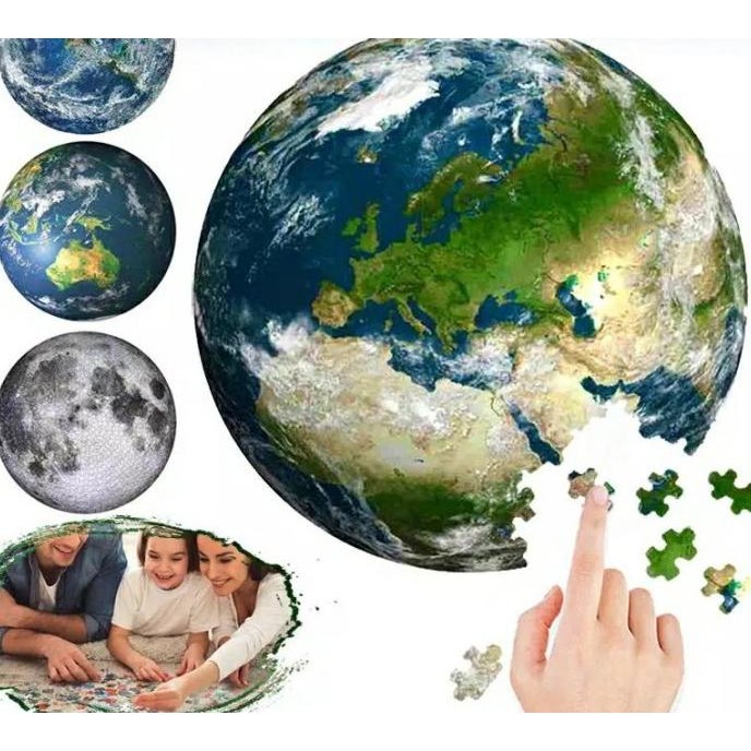 JIGSAW PUZZLE ROUND 1000 pcs - EUROPE adult puzzle dewasa