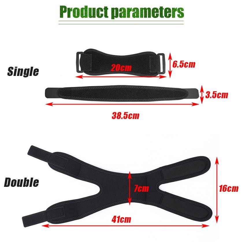 Alat Pelindung Gym Deker Patela Tendon / Deker Lutut / Knee Support / Brace Olahraga Untuk Kesehatan