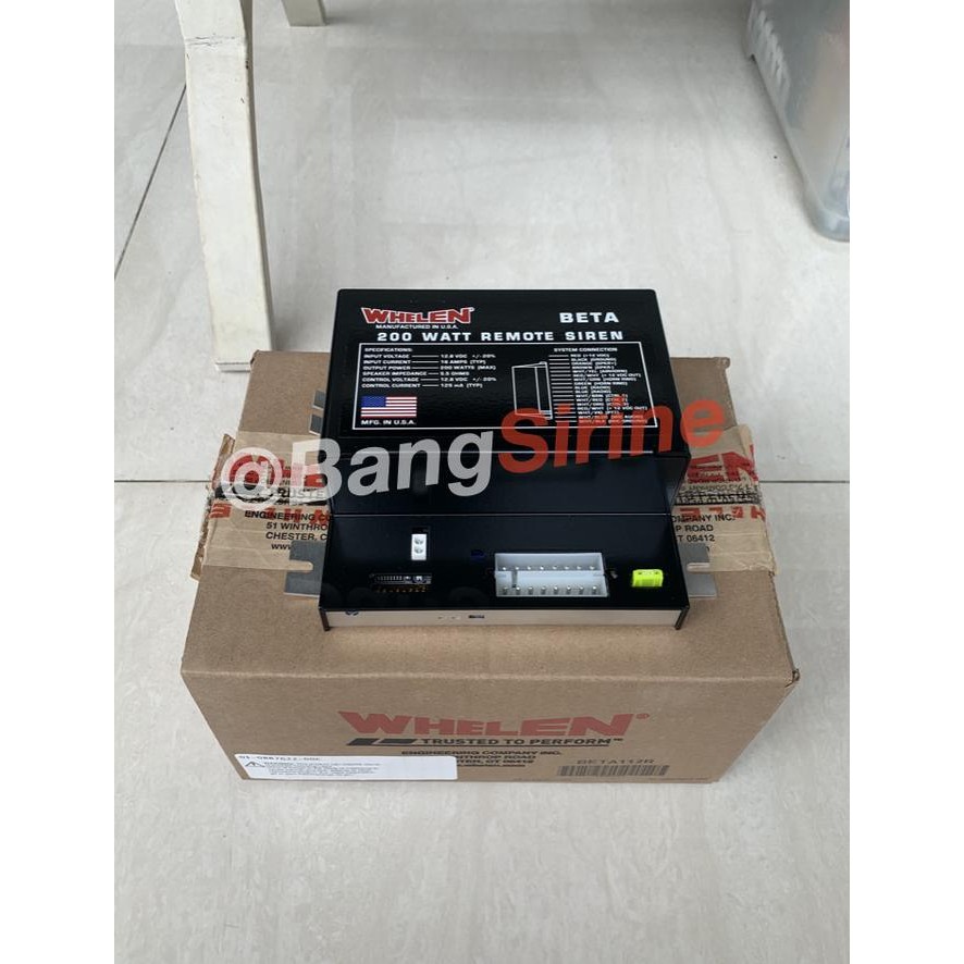 WHELEN BETA 112 R + JUMPER / 200 WATT / MODUL SIRINE WHELEN