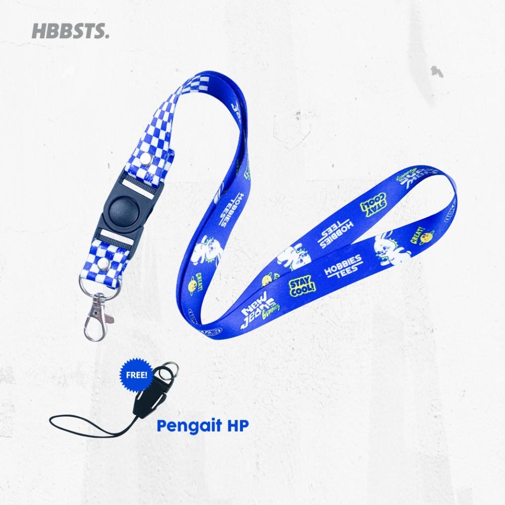 

Terlaris Hobbies Tees Lanyard Newjeans Tali Id Card Kalung Handphone