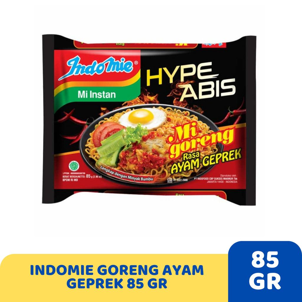 

INDOMIE GORENG AYAM GEPREK 85 GR