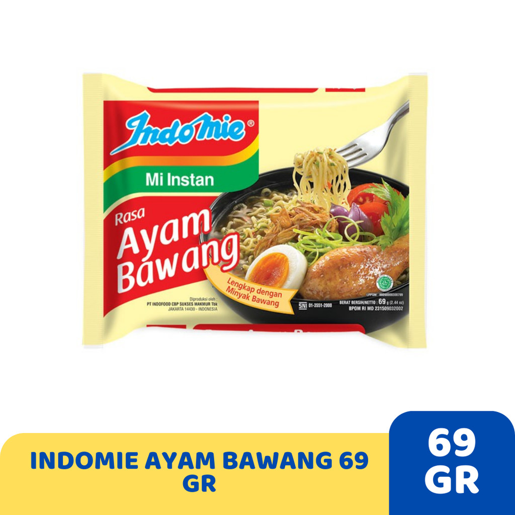 

INDOMIE AYAM BAWANG 69 GR