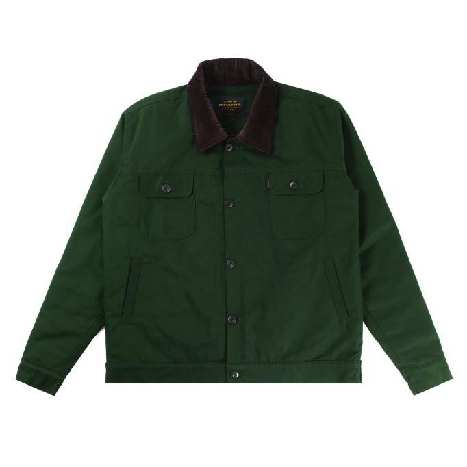 Jaket Pria Keren Distro Een Collar Corduroy Jacket