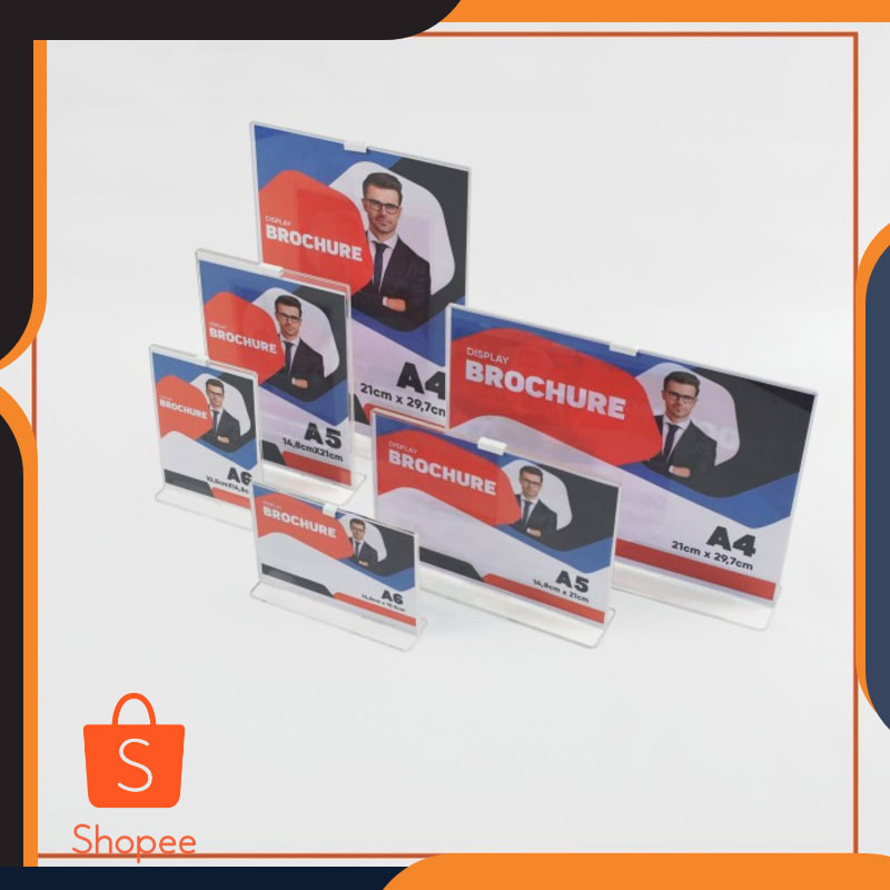 

Murah Tempat Brosur A3 / Tent Holder / Tent Card Nomor Meja Akrilik 2 Sisi - Potrait Elegan