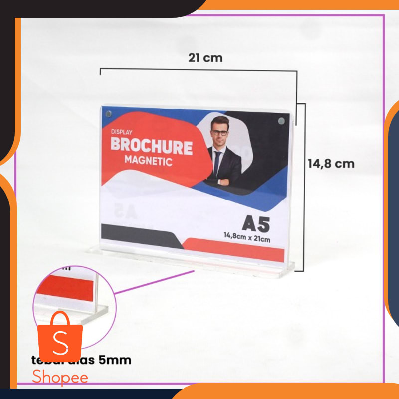 

Promo Tempat Brosur MAGNETIC A5 / Tent Holder / Nomor Meja Akrilik 2 Sisi - Potrait Keren