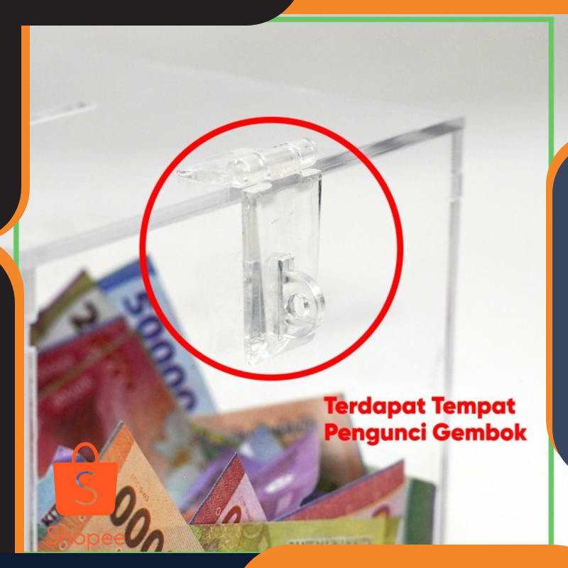 

Murah Kotak Amal Akrilik / Box Tips Saran - 15x15x15cm 3mm - Rangkai Sendiri Elegan
