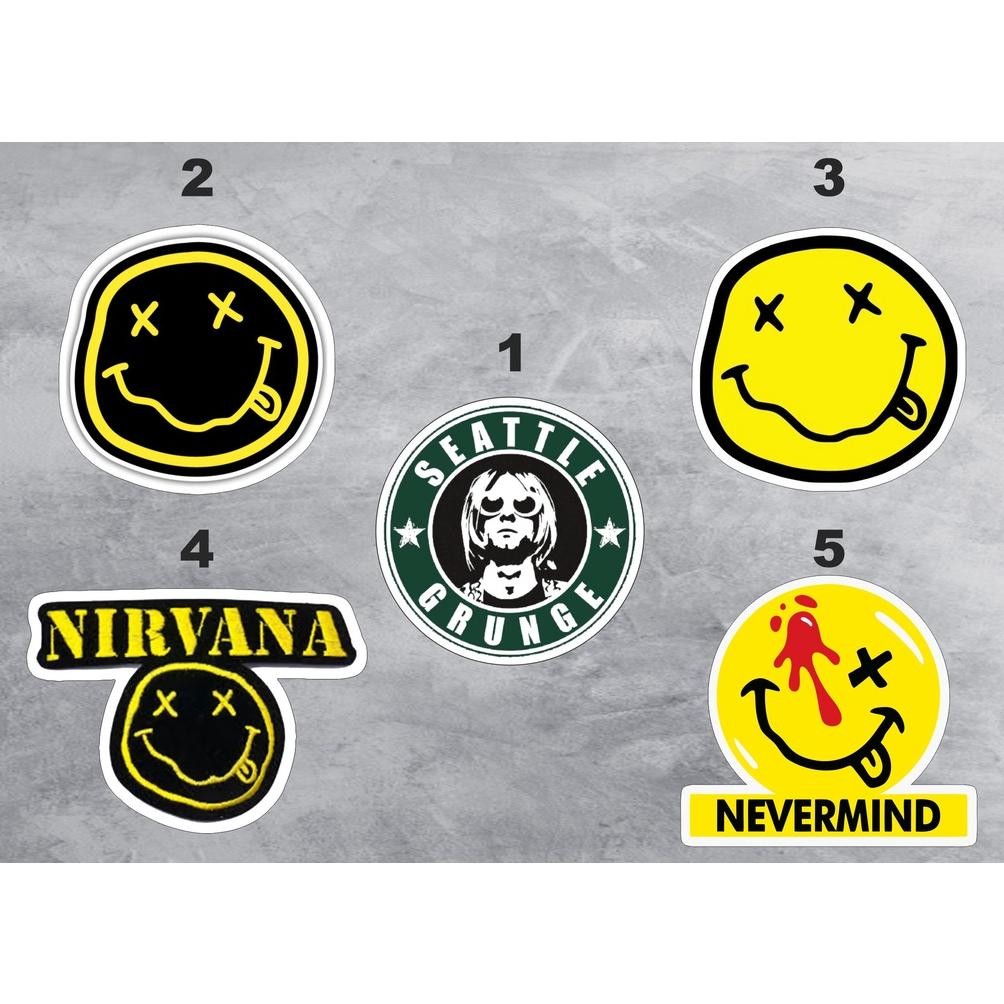 

STICKER PACK NIRVANA - STICKER BAND - STICKER AESTHETIC - STIKER LOGO - STICKER CASE - STICKER HP