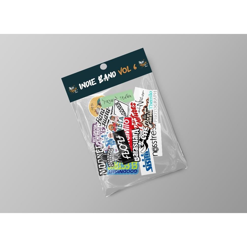 

48 PCS STICKER PACK BAND INDIE - STIKER MOTOR - STICKER AESTHETIC - STICKER LAPTOP TUMBLER HP-VOL 6