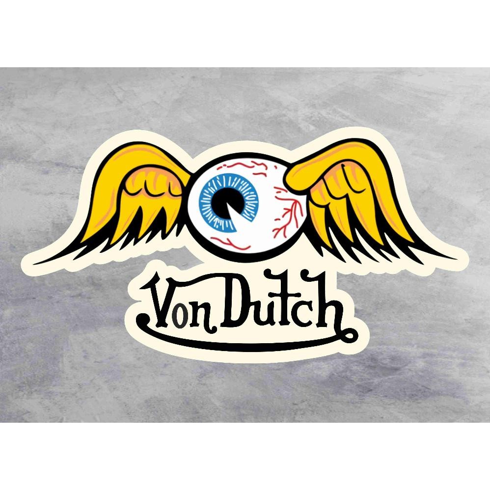 

STICKER VON DUTCH - STICKER LOGO BRAND - STIKER MOTOR - STIKER HELM - STICKER PACK LAPTOP TUMBLER HP