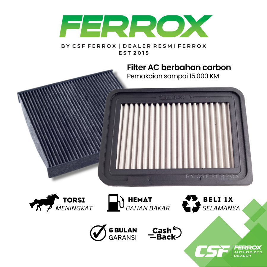 Ferrox Yaris Filter Udara + Filter Ac/Kabin/Cabin