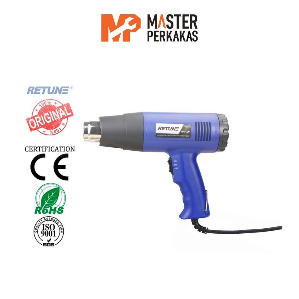 Hot Air Gun 1800W RETUNE RT-883 Original MP / Heat Gun / Pistol Pemanas