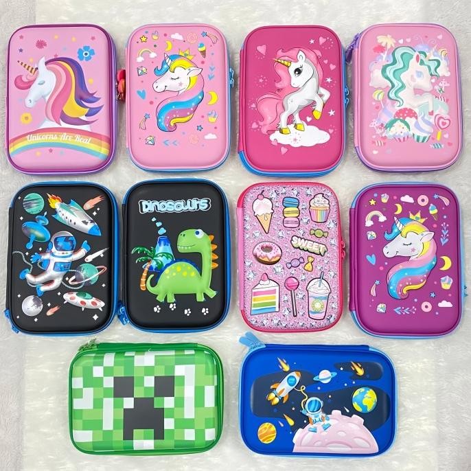 

Kotak Pensil Unicorn 3D tempat pensil smiggle unicorn kado anak SM88
