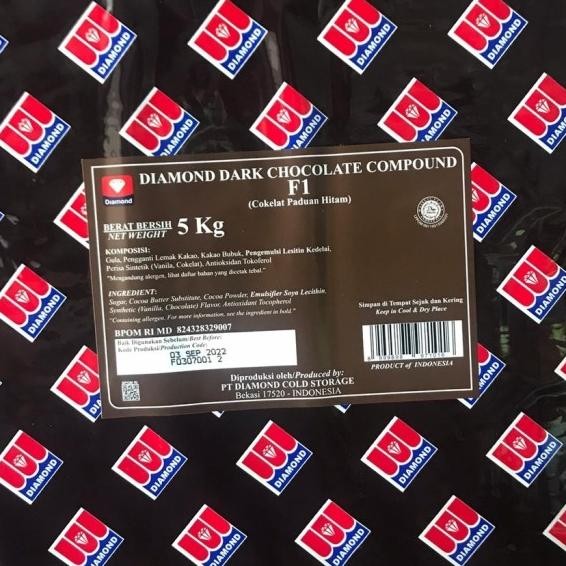 

Coklat Blok Diamond - Dark Chocolate Compound Diamond 5Kg - Gosend