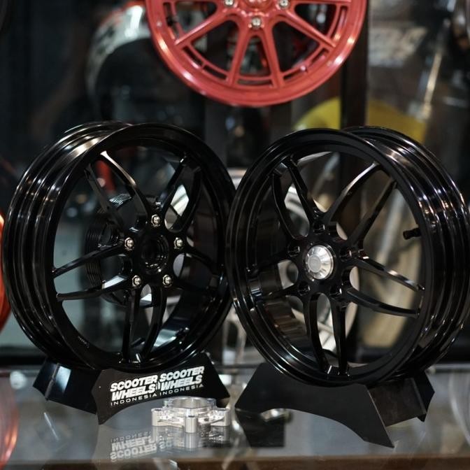 Velg Franco Model Spider Black Vespa Sprint Prima S Lx Gts Original