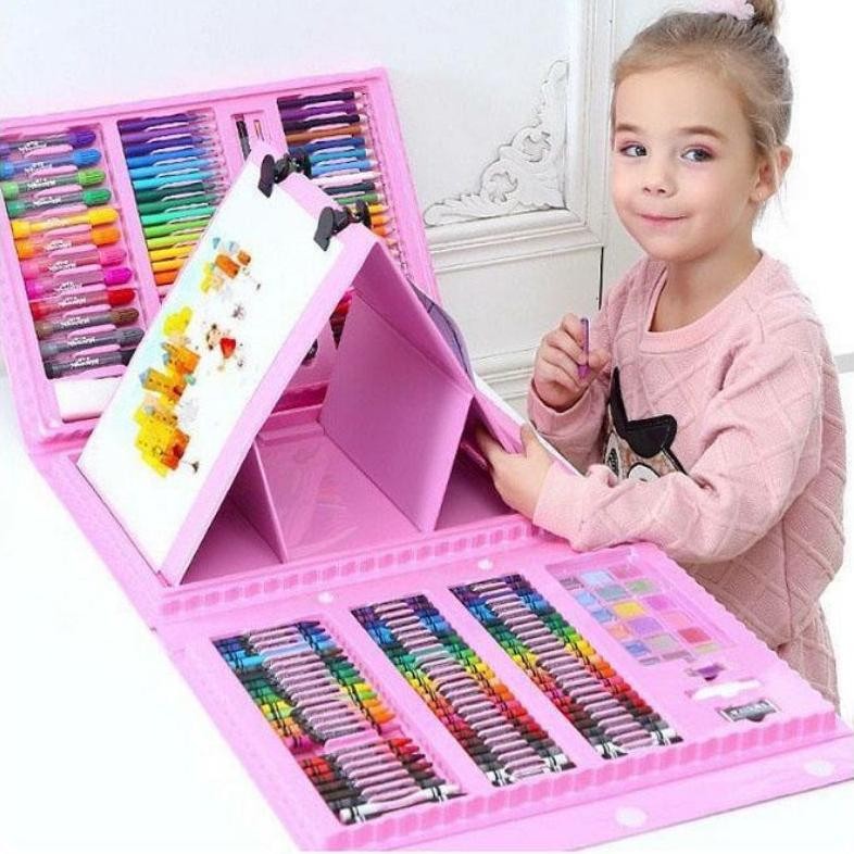 

UFO-2025 CRAYON SET ANAK 208 - Alat Tulis Mewarnai atau menggambar anak lengkap Original