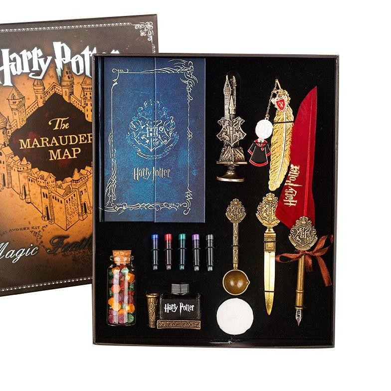 

Premium Pulpen Bulu Set Lengkap Harry Potter Sealing Wax Dan Feather Pen High Quality