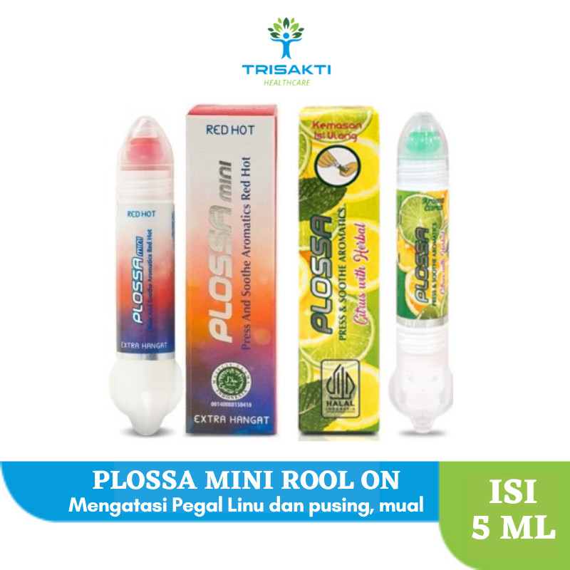 PROMO PLOSSA MINI ROLL ON 5 ML MEREDAKAN SAKIT KEPALA, MASUK ANGIN,DAN MUAL EUCALYPTUS TERMURAH