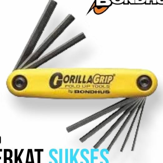 Kunci L Set Bondhus Fold Up Type Hf9S - 9 Pcs Bondhus Usa