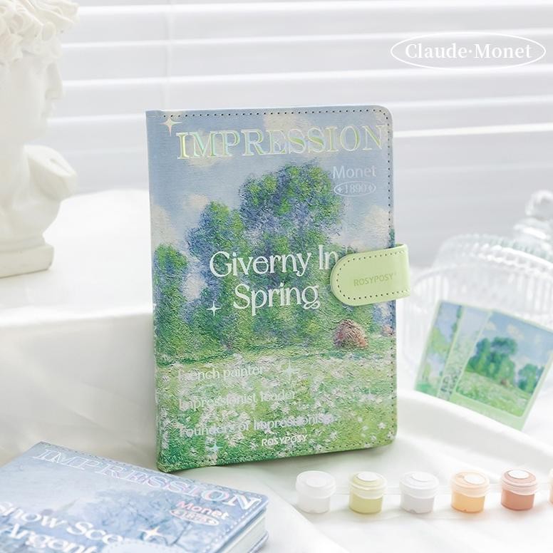 

New Arival GAGALU Buku diary rosyposy nature pemandangan korea vintage lucu / journal / agenda impor / notebook / buku catatan unik penutup magnet Premium