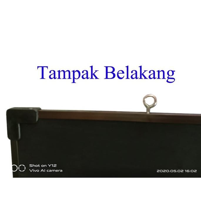 

wwr-76 Jual Papan Tulis Hitam Putih White Board Dua Sisi Perlengkapan Belajar Menulis Besar 30 x 50cm Murah di Makassar Termurah
