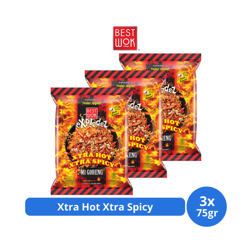 

Best Wok Xtra Hot Xtra Spicy 75gr x 3 pcs