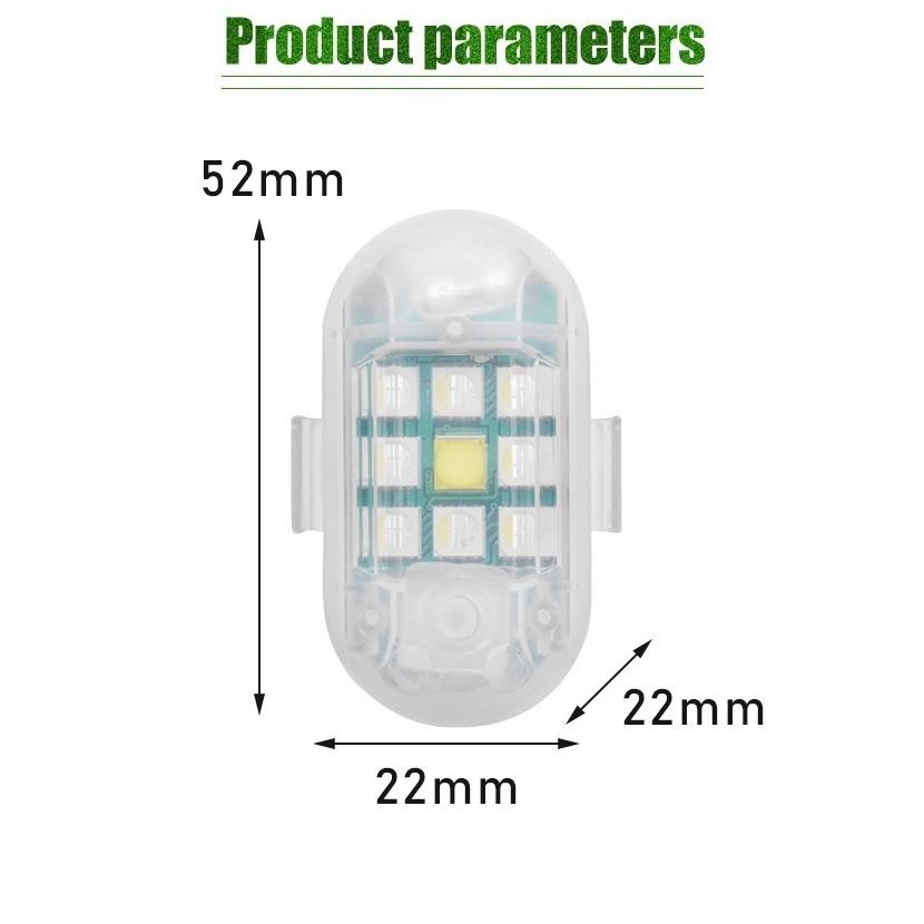 Lampu Motor Lampu Kilat LED Sepeda Motor / New Lampu Led Model Pesawat Kedip Sepeda Motor / Lampu LE