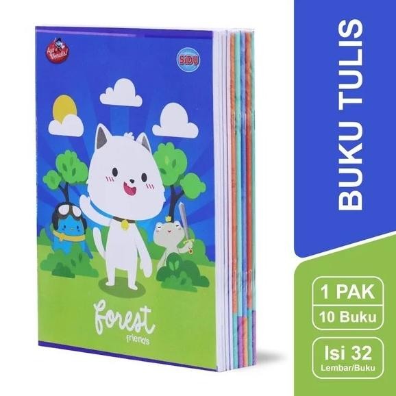 

ew-45 Buku Tulis 32 Lembar SiDU Pack Isi 10 Sinar Dunia Termurah