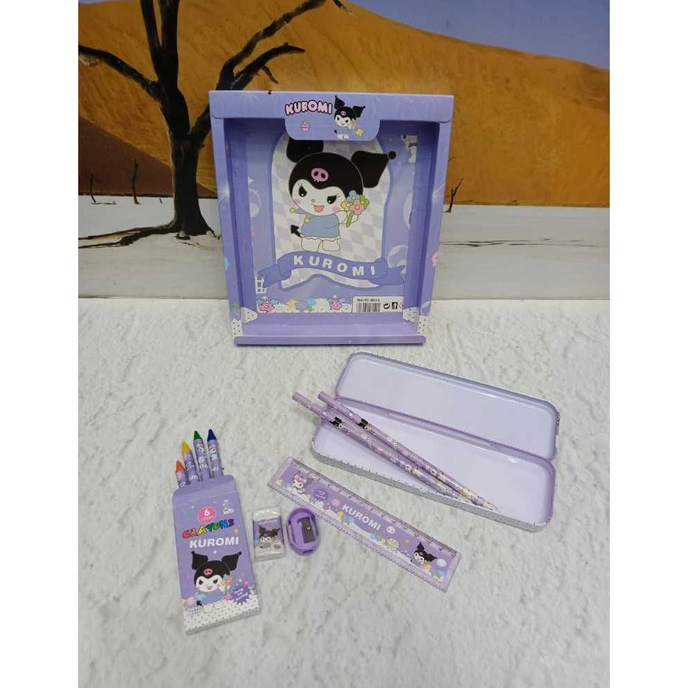 

jg-56 PAKET ALAT TULIS STUDY STATIONERY SET EB-567/UGO -3015/SS 8015 SANRIO CINNAMOROLL KUROMI MELODY Murah