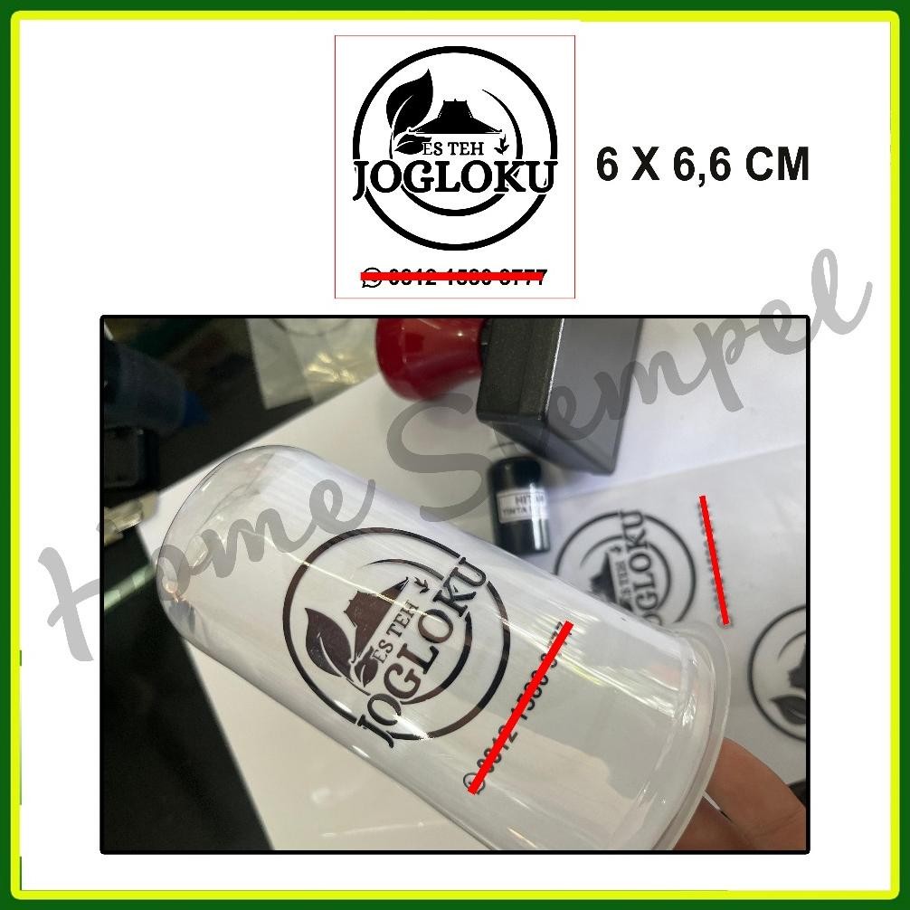 

Is75 stempel Gelas Cup / Plastik / Custom-Free Tinta Berkualitas