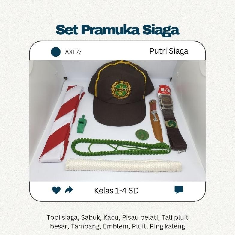 

dw-45 SET PRAMUKA SIAGA PENGGALANG PENEGAK (SD, SMP, SMA) Original