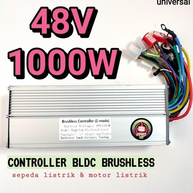 Controller 48V 1000W Bldc Brushless Sepeda Listrik Motor Listrik Part Original