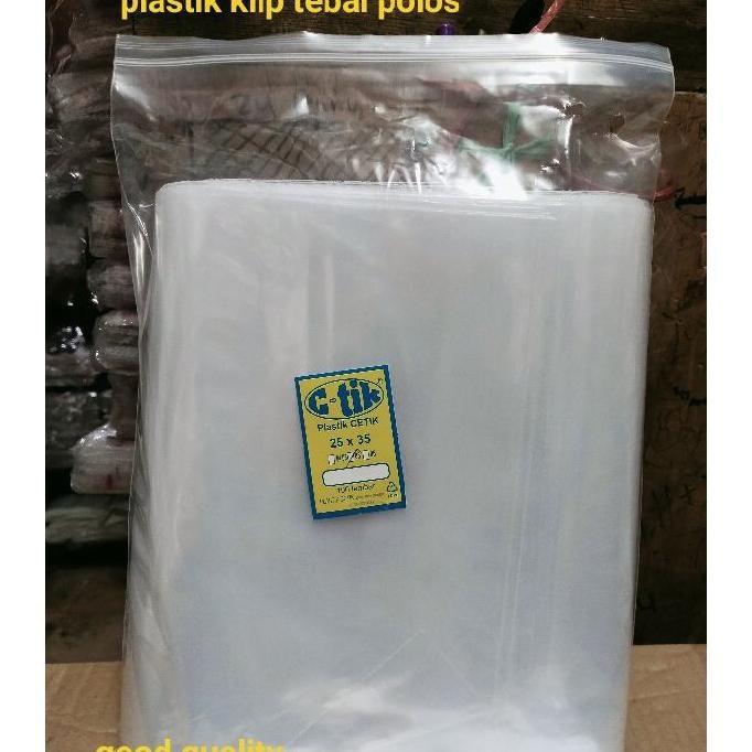 Plastik Klip Zipper 25X35 C-Tik