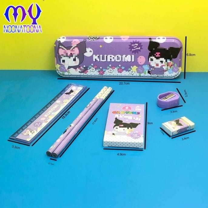 

AS25 Paket Alat Tulis Set 7 in 1 Set Stationery Set Alat Tulis Anak Sekolah Original