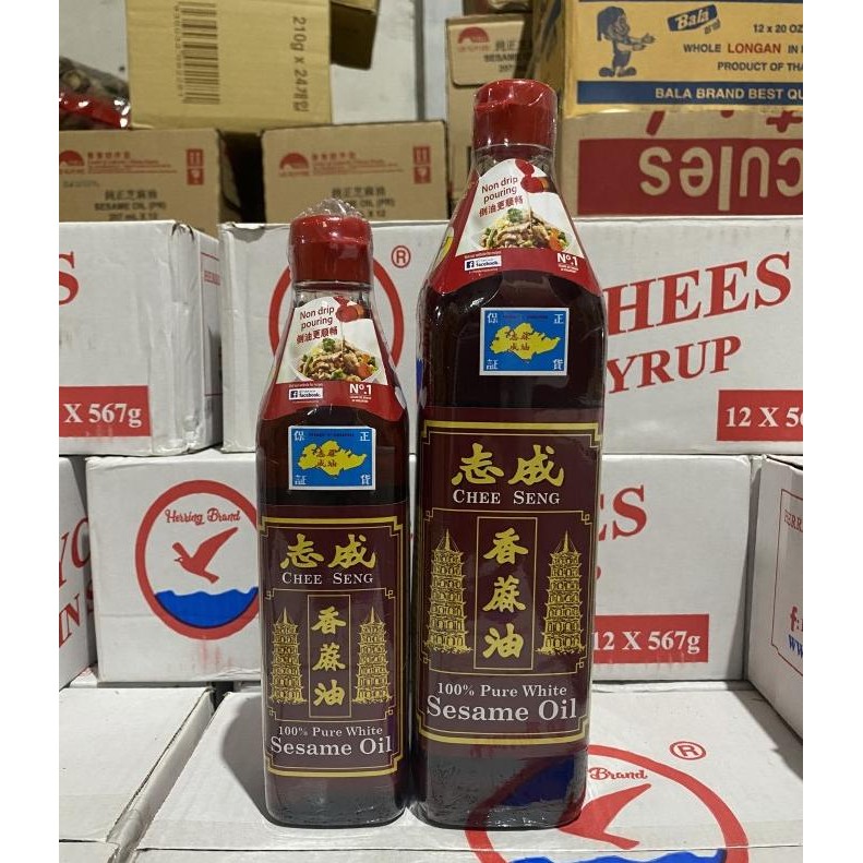 

Minyak Wijen Pagoda Chee Seng 375 ml Sesame Oil Pure White LT